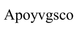 APOYVGSCO trademark