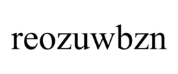 REOZUWBZN trademark
