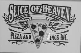SLICE OF HEAVEN PIZZA AND WINGS INC. trademark