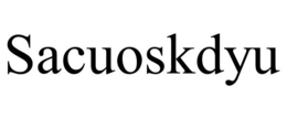 SACUOSKDYU trademark