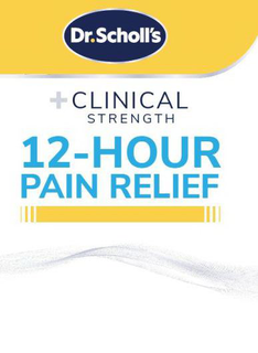 DR. SCHOLL'S +CLINICAL STRENGTH 12-HOUR PAIN RELIEF trademark