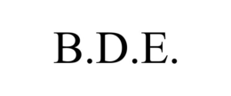 B.D.E. trademark
