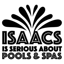 ISAACS IS SERIOUS ABOUT POOLS & SPAS trademark