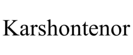 KARSHONTENOR trademark