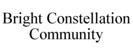 BRIGHT CONSTELLATION COMMUNITY trademark