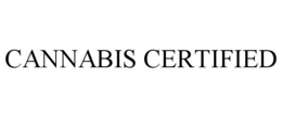 CANNABIS CERTIFIED trademark