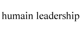 HUMAIN LEADERSHIP trademark