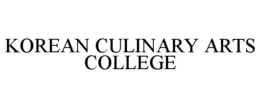 KOREAN CULINARY ARTS COLLEGE trademark