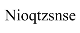 NIOQTZSNSE trademark