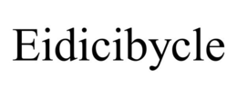 EIDICIBYCLE trademark