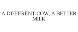 A DIFFERENT COW, A BETTER MILK trademark