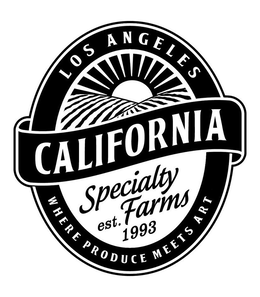 LOS ANGELES CALIFORNIA SPECIALTY FARMS EST. 1993 WHERE PRODUCE MEETS ART trademark