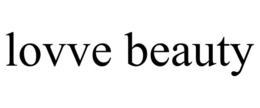 LOVVE BEAUTY trademark