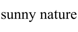 SUNNY NATURE trademark