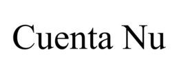 CUENTA NU trademark