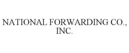 NATIONAL FORWARDING CO., INC. trademark