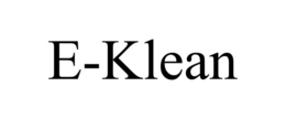E-KLEAN trademark