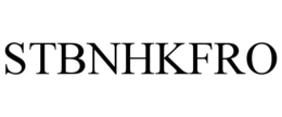STBNHKFRO trademark