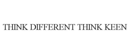 THINK DIFFERENT THINK KEEN trademark