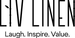 LIV LINEN. LAUGH. INSPIRE. VALUE. trademark