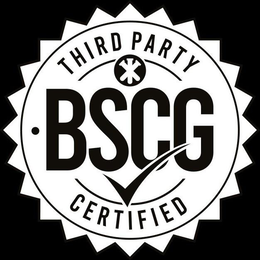 BSCG THIRD PARTY CERTIFIED trademark