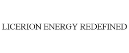 LICERION ENERGY REDEFINED trademark