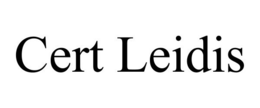 CERT LEIDIS trademark