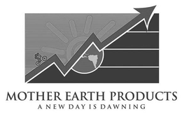 MOTHER EARTH PRODUCTS A NEW DAY IS DAWNING trademark