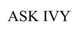 ASK IVY trademark