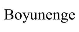 BOYUNENGE trademark