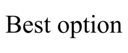 BEST OPTION trademark