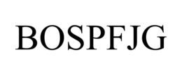 BOSPFJG trademark