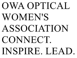 OWA OPTICAL WOMEN'S ASSOCIATION CONNECT. INSPIRE. LEAD. trademark