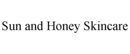 SUN AND HONEY SKINCARE trademark
