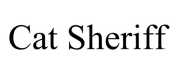 CAT SHERIFF trademark