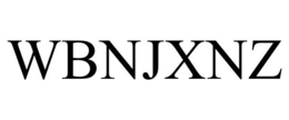 WBNJXNZ trademark