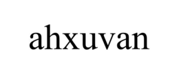 AHXUVAN trademark