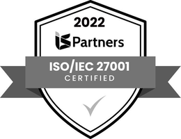 2022 IS PARTNERS ISO/IEC 27001 CERTIFIED trademark