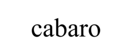 CABARO trademark