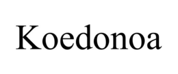 KOEDONOA trademark