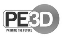 PE3D PRINTING THE FUTURE trademark