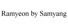 RAMYEON BY SAMYANG trademark