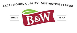 EXCEPTIONAL QUALITY. DISTINCTIVE FLAVOR. SINCE 1870 B&W trademark