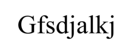 GFSDJALKJ trademark