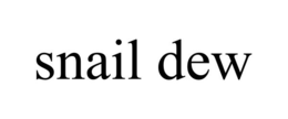SNAIL DEW trademark