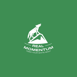 REAL MOMENTUM FEED YOUR WHITE WOLF trademark