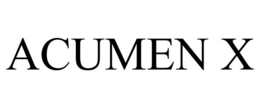 ACUMEN X trademark