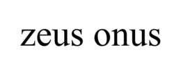 ZEUS ONUS trademark
