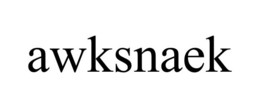 AWKSNAEK trademark