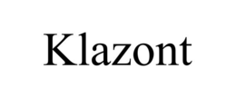 KLAZONT trademark